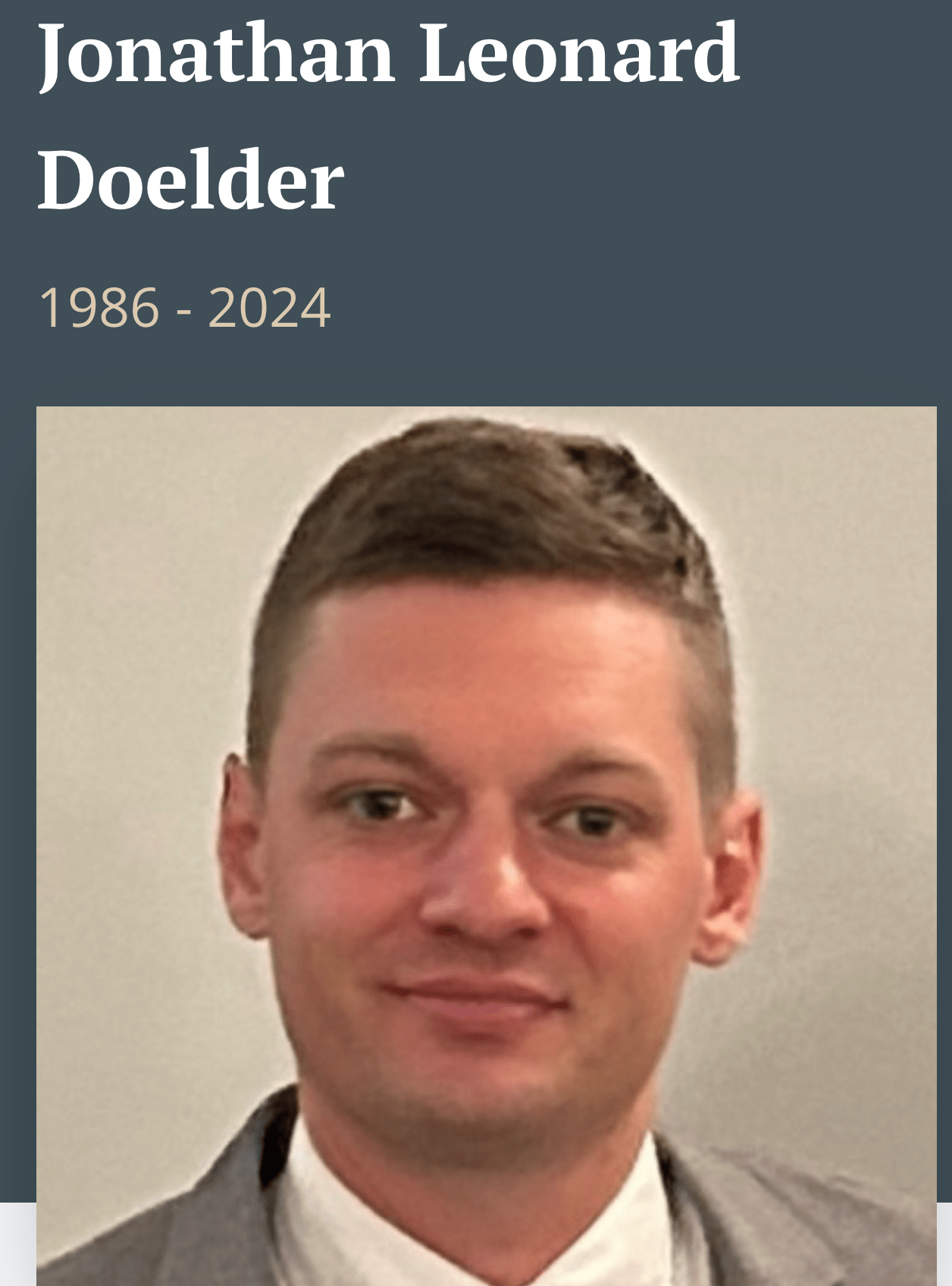 JonathanDoelderObituary19862024CrosbytonTxWIRacineJournal